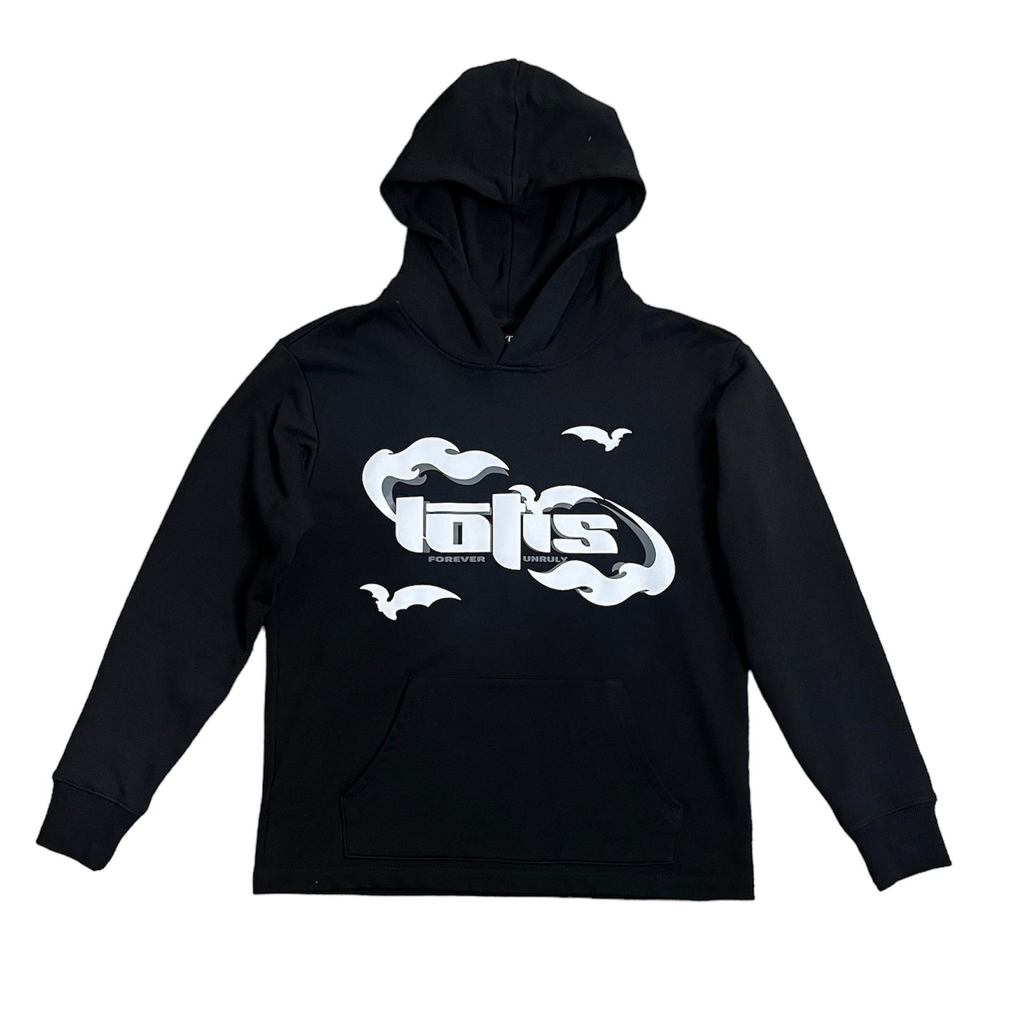 FIRE BAT HOODIE - BLACK